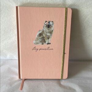 Threshold Pink and Gold Office journal